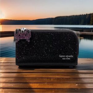 NWT Space Invaders X Kate Spade Small Slim Bifold Wallet KI755 Novelty